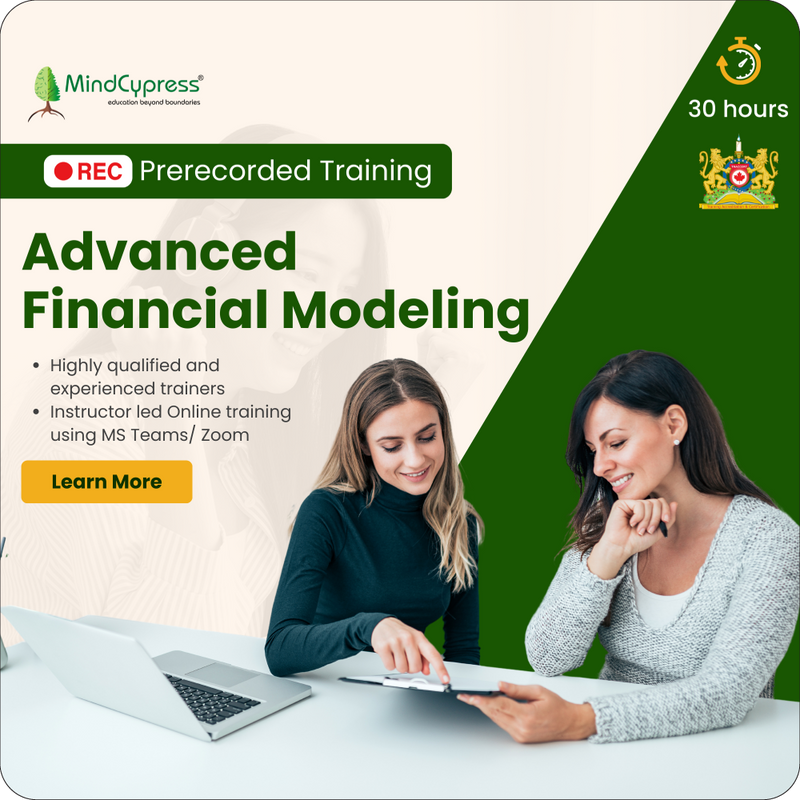 Advanced Financial Modeling Prerecorded Training
