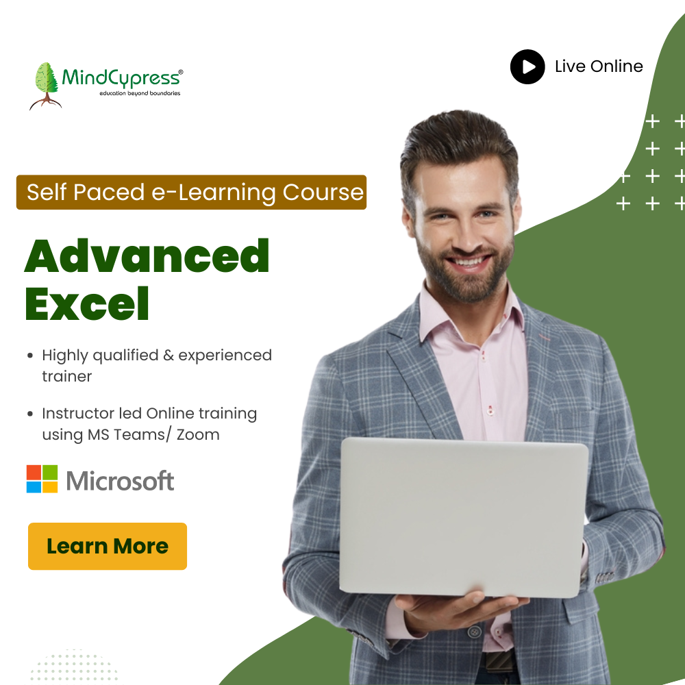 Advanced Excel Self Paced eLearning Course & MindCypress