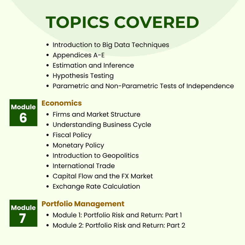 chartered financial analyst certification