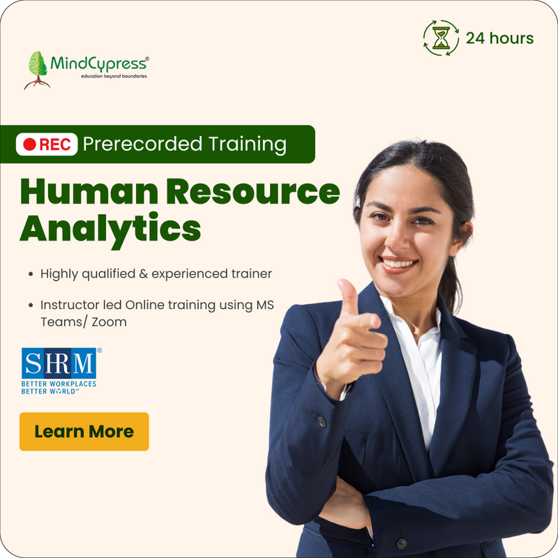 Human Resource Analytics Prerecorded Training