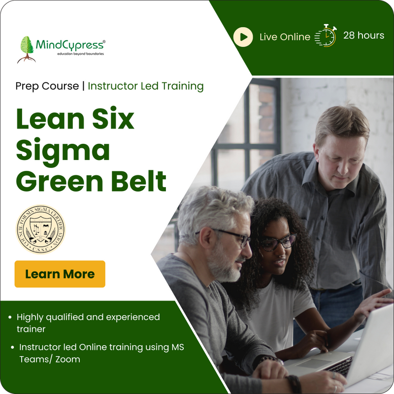 Online Lean Six Sigma Green Belt Certification Training Courses ...