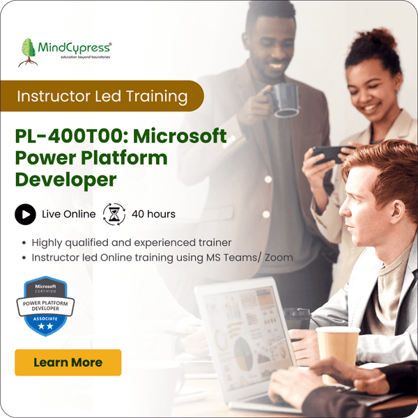 PL-400T00: Microsoft Power Platform Developer Instructor Led Online Training