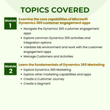 MB-910: Microsoft Dynamics 365 Fundamentals (CRM) Instructor Led Online Training