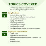 Project Management Professional Instructor Led Online Training
