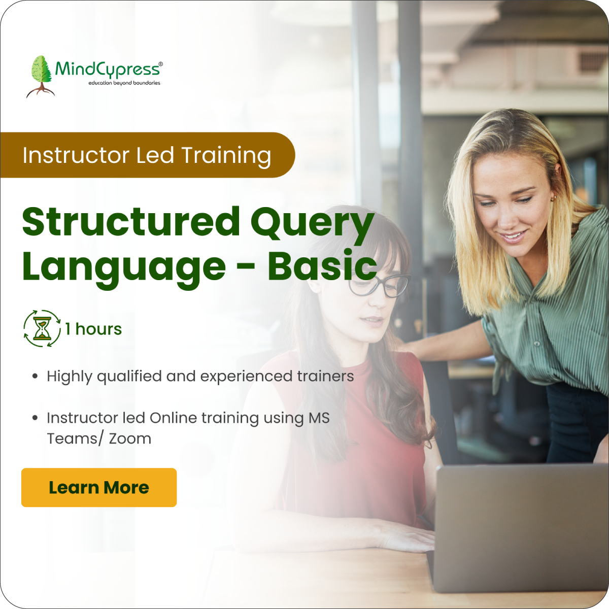 Excel in Database Management with Online SQL Training & MindCypress