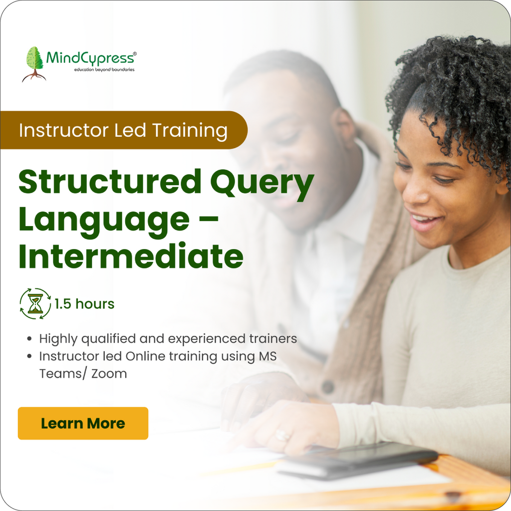 Structured Courses Structured Query Language – Intermediate Self Paced eLearning Course ...