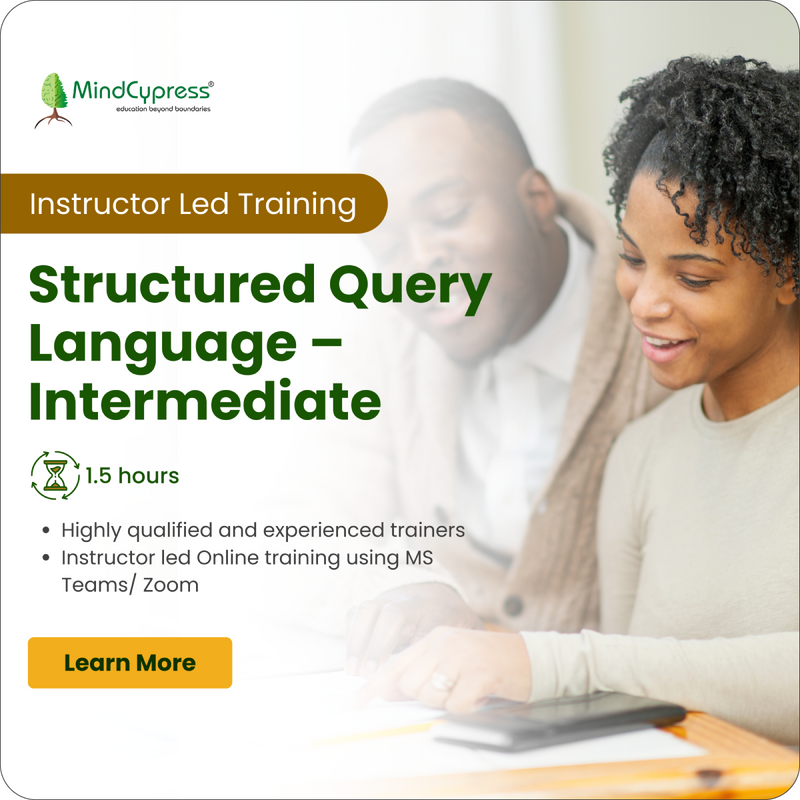 Structured Query Language – Intermediate Self Paced eLearning Course