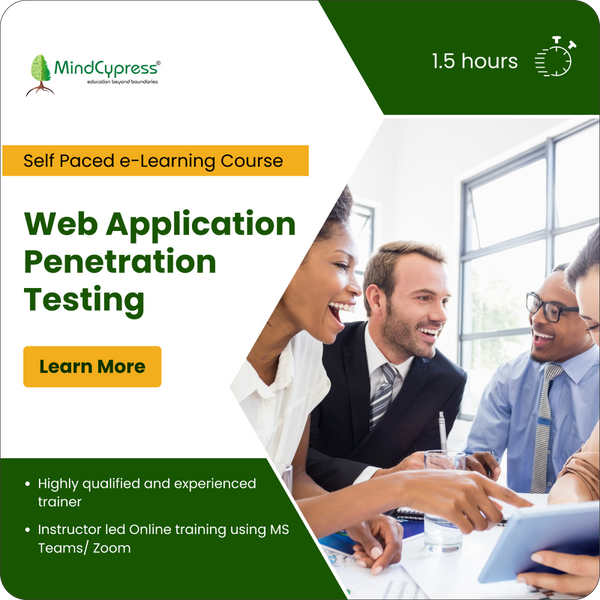 Web Application Penetration Testing Self Paced e-Learning Course